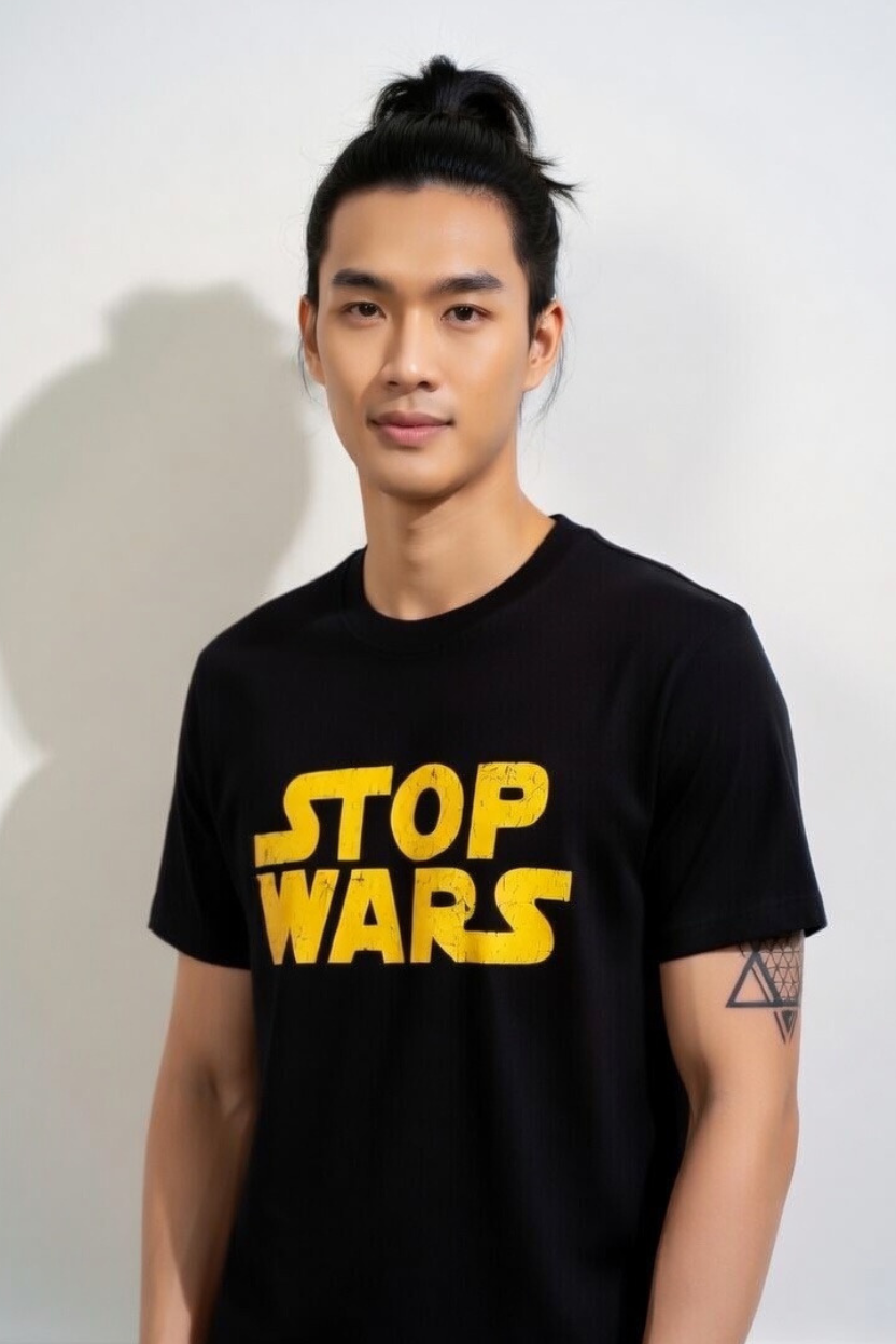 Stop Wars “Original” Crewneck T-shirt (Men’s) Bella + Canvas 3001