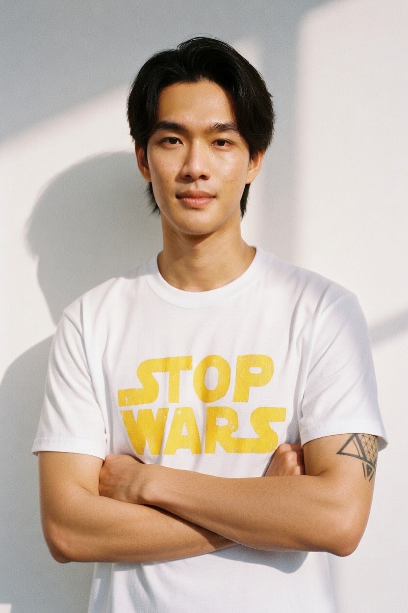 Stop Wars “Original” Crewneck T-shirt (Men’s) Bella + Canvas 3001