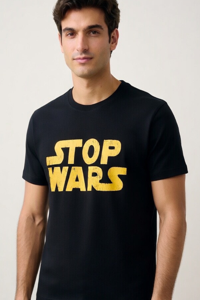 Stop Wars “Original” Crewneck T-shirt (Men’s) Bella + Canvas 3001