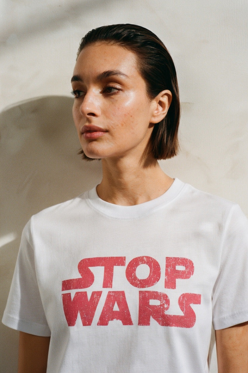 Stop Wars "Original" Crewneck T-shirt (Women's) Bella + Canvas 3001