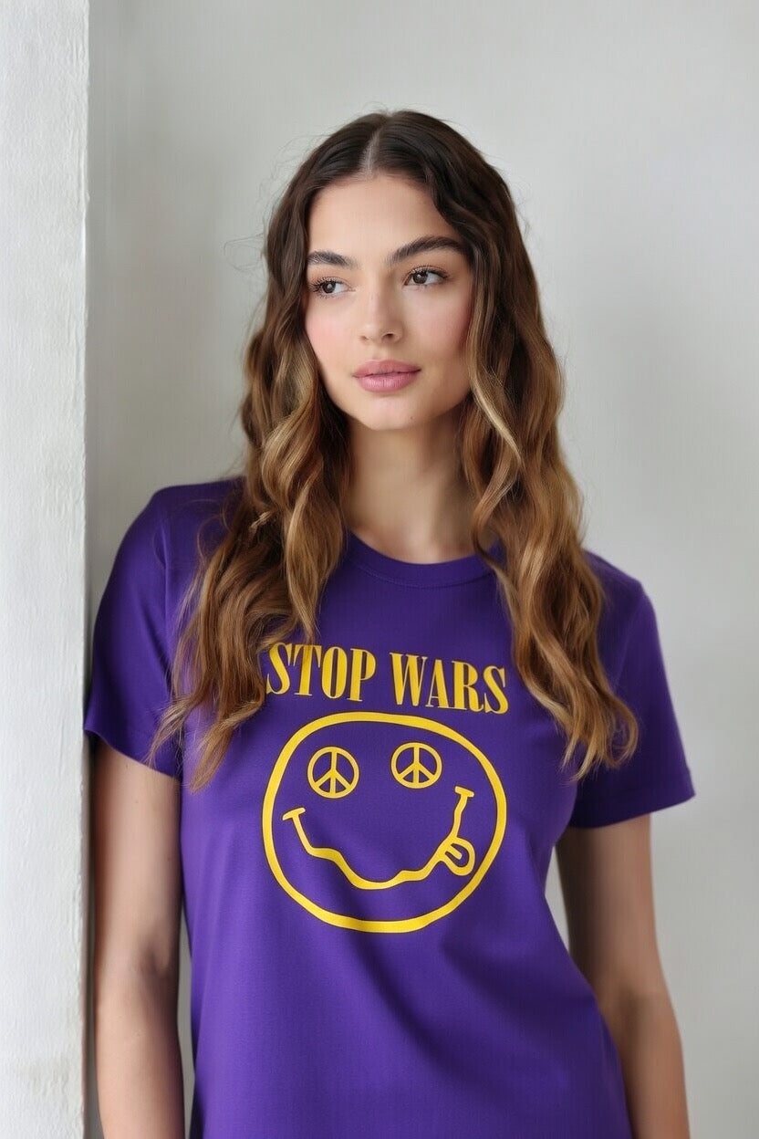 “Peace is Nirvana” Crewneck T-shirt (Women’s) Bella + Canvas 3001