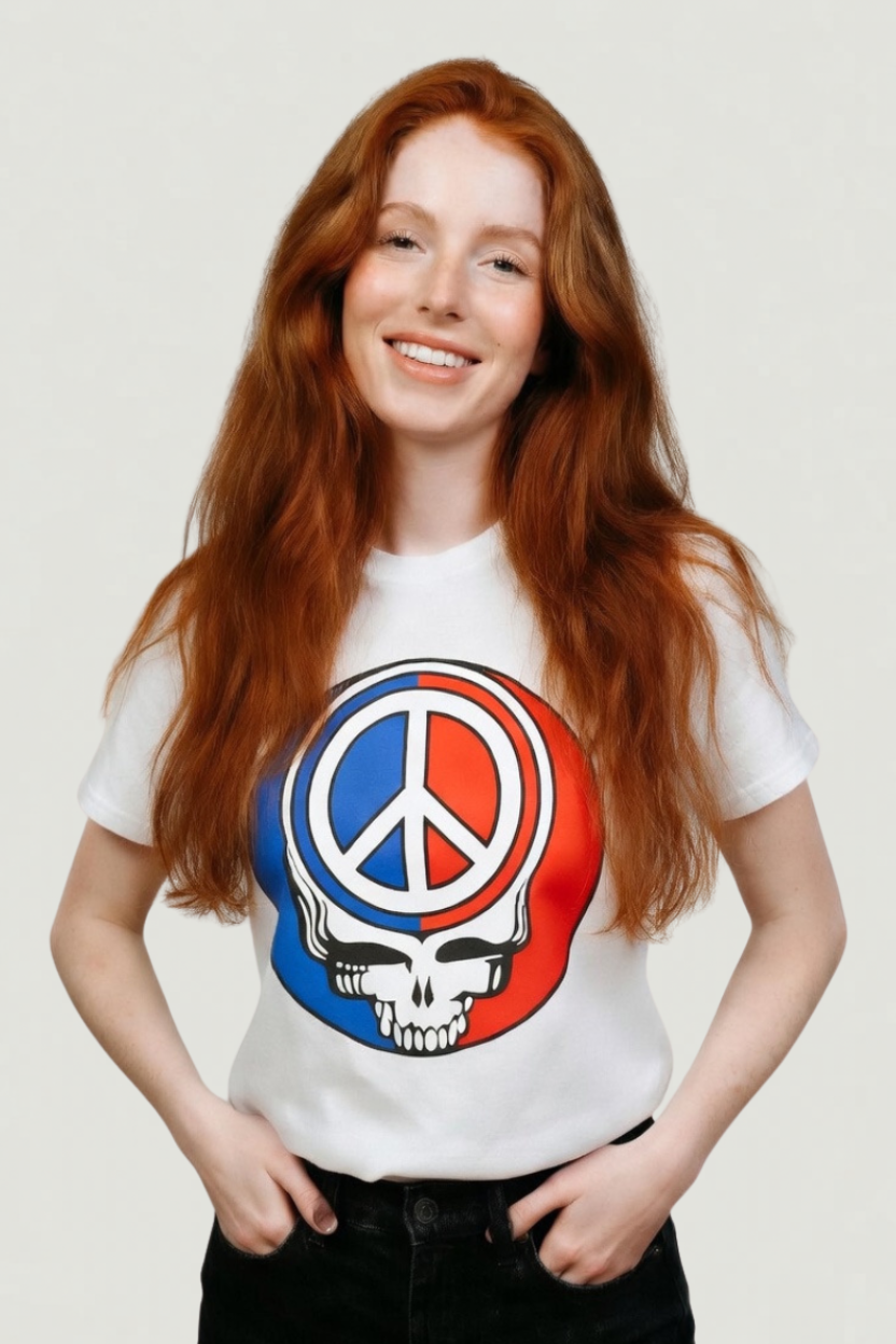 “Dead Head” Crewneck T-shirt (Woman’s) Bella + Canvas 3001