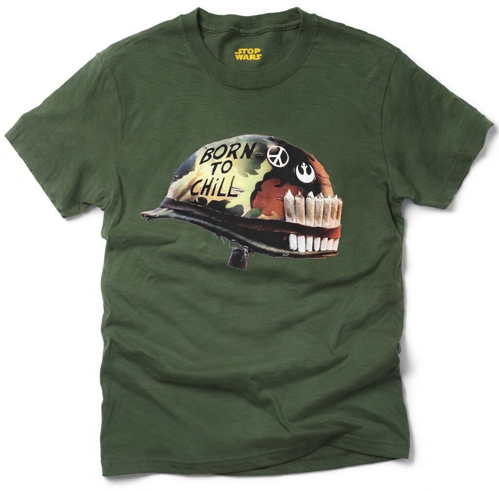 “Born to Chill” Crewneck T-shirt (Women’s) Bella + Canvas 3001