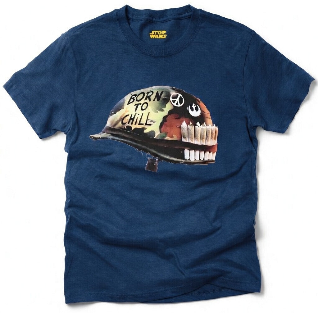 “Born to Chill” Crewneck T-shirt (Women’s) Bella + Canvas 3001