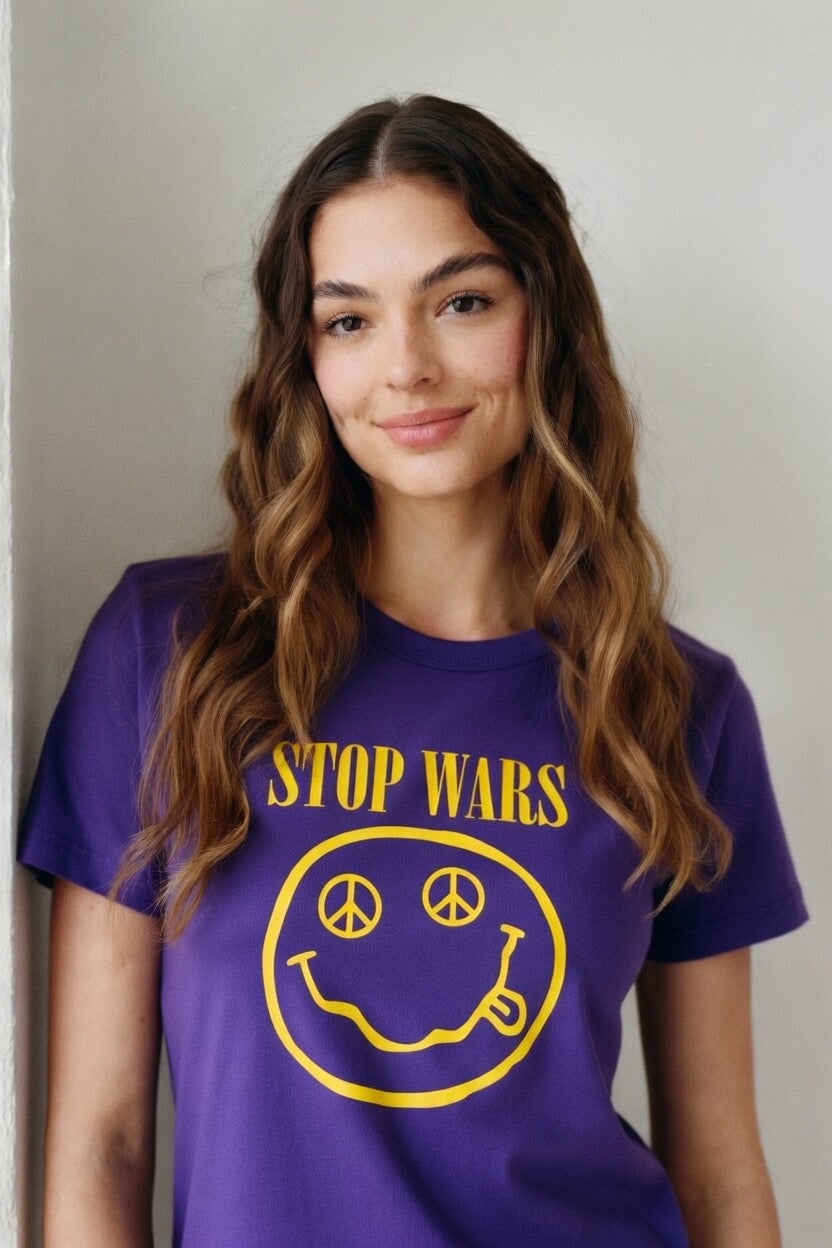 “Peace is Nirvana” Crewneck T-shirt (Women’s) Bella + Canvas 3001