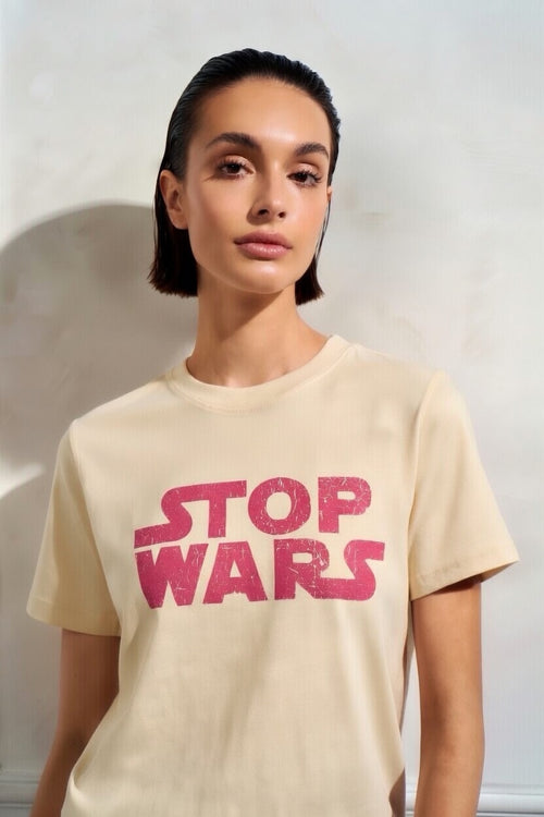 Stop Wars "Original" Crewneck T-shirt (Women's) Bella + Canvas 3001