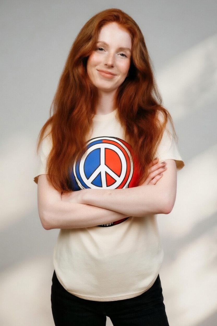 “Dead Head” Crewneck T-shirt (Woman’s) Bella + Canvas 3001