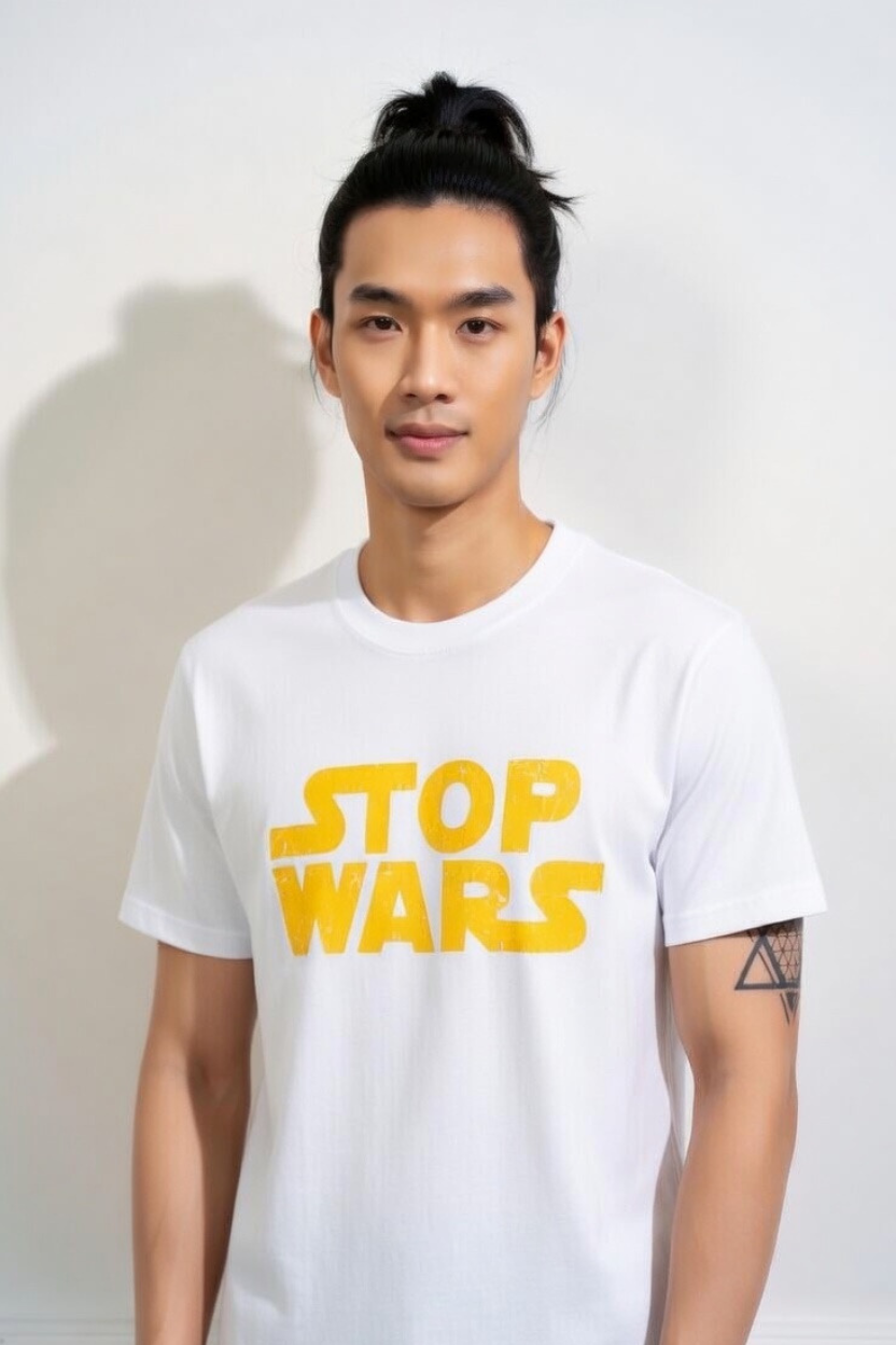 Stop Wars “Original” Crewneck T-shirt (Men’s) Bella + Canvas 3001