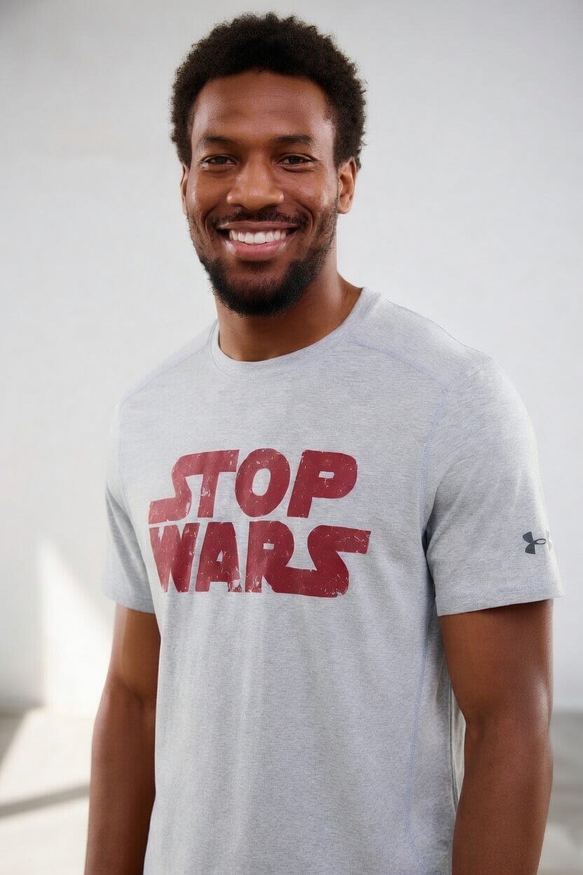 Stop Wars "Original" Athletic Crewneck T-Shirt (Men's) Under Armour