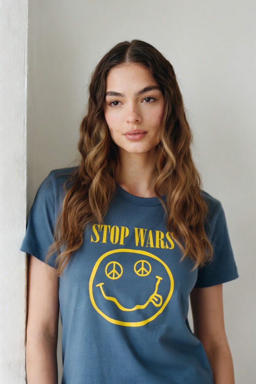 “Peace is Nirvana” Crewneck T-shirt (Women’s) Bella + Canvas 3001